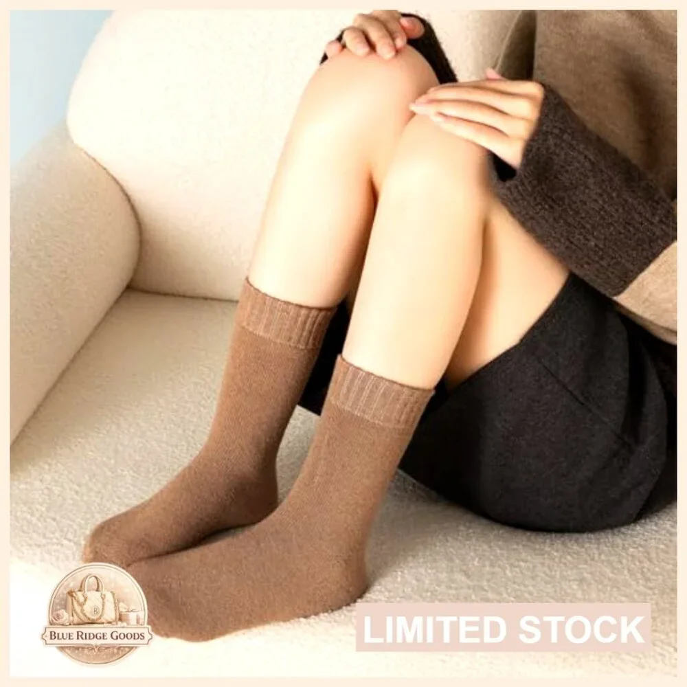 Wool Blend Thermal Socks Ultra-Warm Breathable Crew Boot Cozy Winter Wear